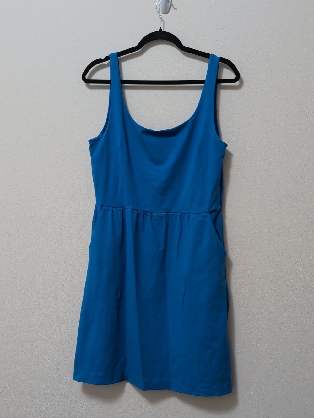 Cynthia Rowley Turquoise Scoop Neck Mini Dress